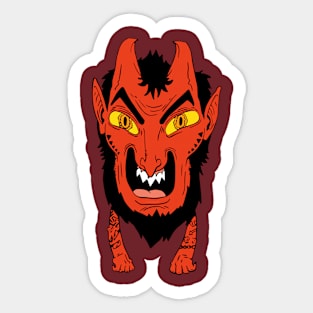 Devil Head Sticker